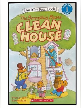 BUNDLE & SAVE🐻 The Berenstain Bears Clean House Level 1 Reader